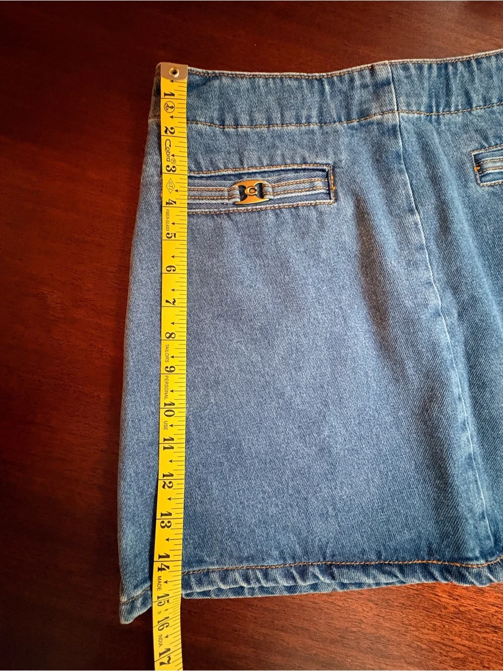 Coach Bluejean skirt.